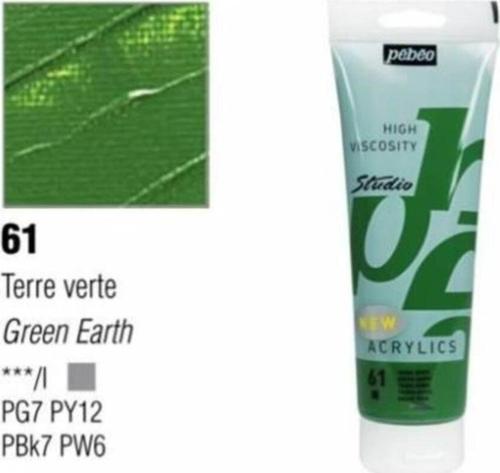 Studıo Akrlk Boya 100 Ml Yeşil Earth