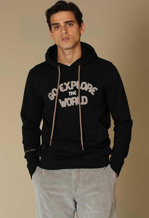 Charge Erkek Sweatshirt Siyah