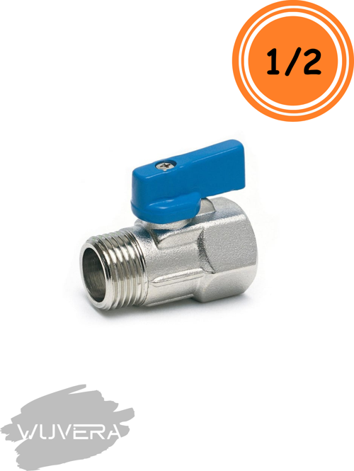 1/2” Mini Küresel Vana – %100 Pirinç Gövde, Kompakt Tasarım & Sızdırmaz Performans