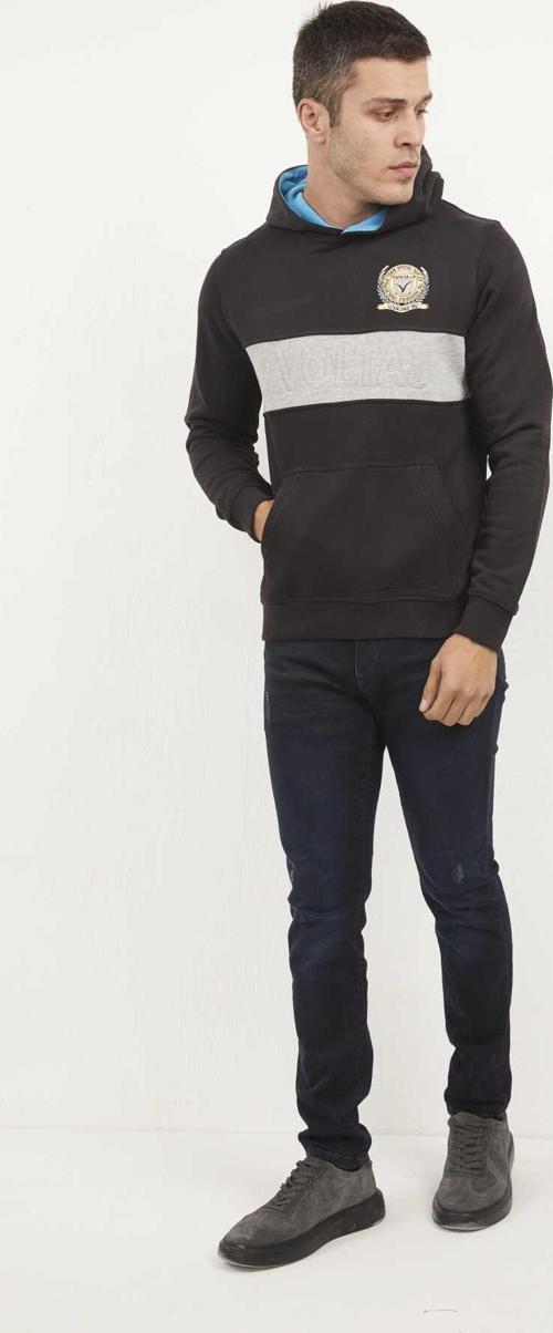 Verena Kapüşonlu Erkek Sweatshirt Siyah