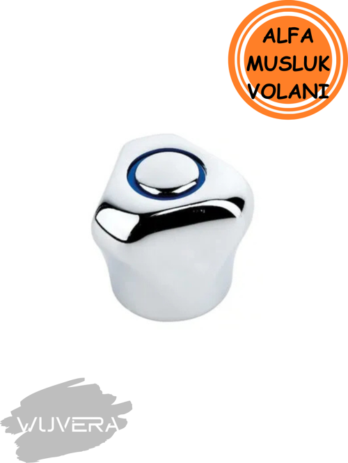 Alfa Musluk Volanı – Salmastrasız Boş Model, Zamak Malzeme