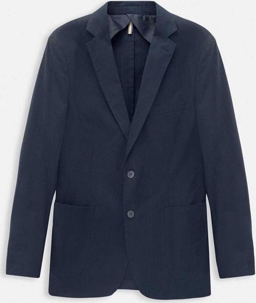 Mora Lacivert Renk Cep Detaylı Blazer Ceket