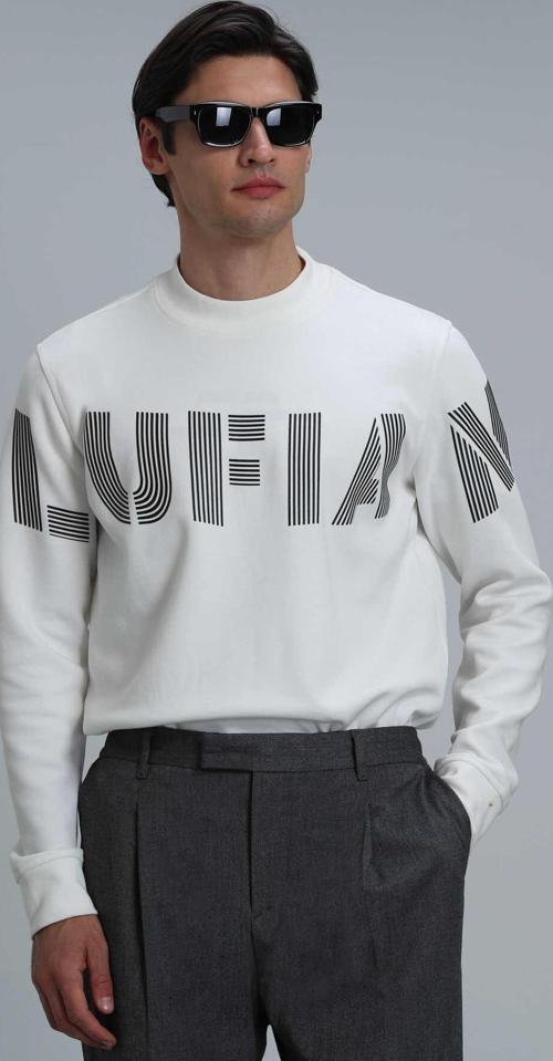 Todillo Erkek Sweatshirt Kırık Beyaz