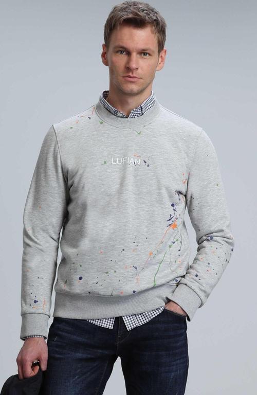 Alexander Erkek Sweatshirt Gri