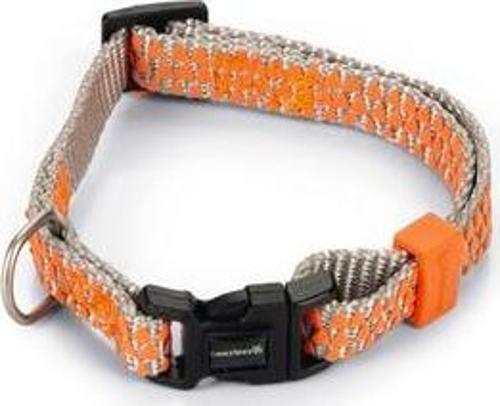 Köpek Boyun Tasması, Açık Gri Turuncu, 20-30cm