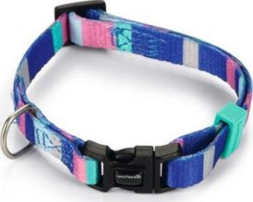 Köpek Boyun Tasması, Renkli Kaıln Çizgiler, 20-30cm, 10mm