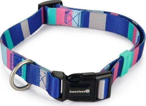 Köpek Boyun Tasması, Renkli Kalın Çizgiler, 48-70cm, 25mm