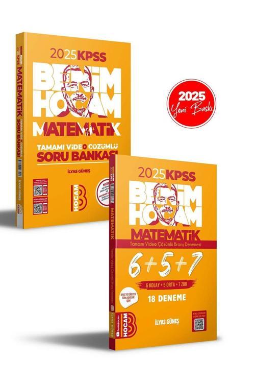 Benim Hocam Yayınları 2025 Kpss Matematik Soru Bankası Ve 6+5+7 Deneme Seti