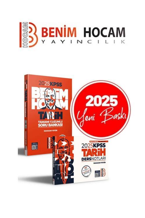 Benim Hocam Yayınları 2025 Kpss Tarih Ders Notları Ve Tamamı Çözümlü Soru Bankası Seti 