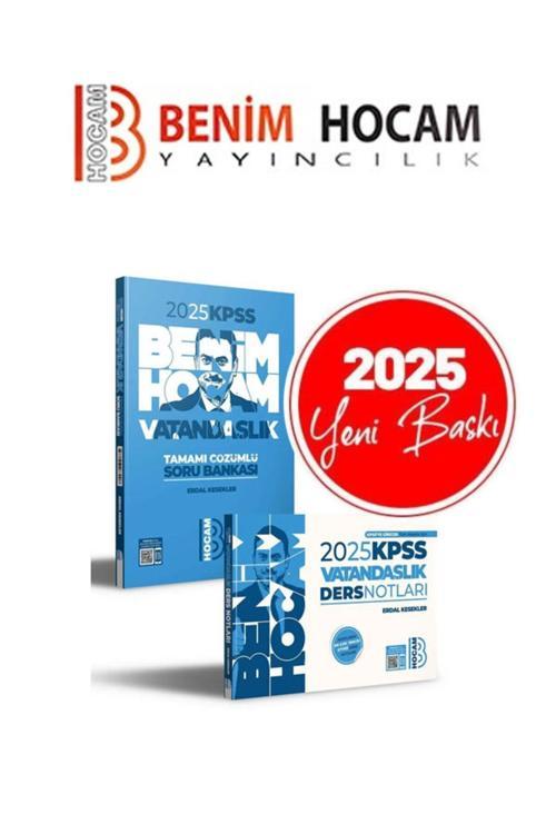 Benim Hocam Yayınları 2025 Kpss Vatandaşlık Ders Notları Ve Tamamı Çözümlü Soru Bankası Seti