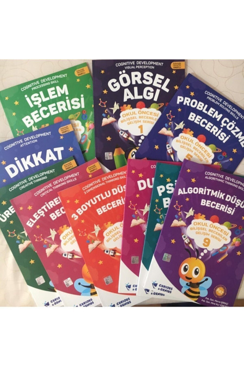 Curious&Genius Okul Öncesi Bilişsel Beceriler Gelişim Serisi 10 Kitap