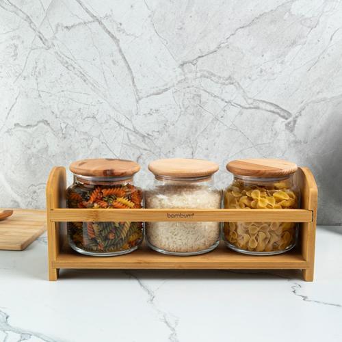Bench Plus 4 Parça Standlı Baharat Takımı 500 ml