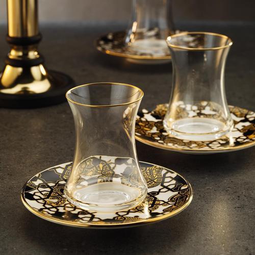 1453 Burçlar 12 Parça 6 Kişilik Çay Seti 110 ml
