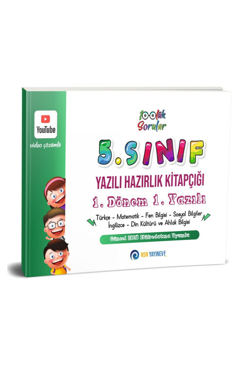 Nsn Yayınevi 5. Sınıf Yazılı Hazırlık Kitapçığı 1. Dönem 1. Yazılı