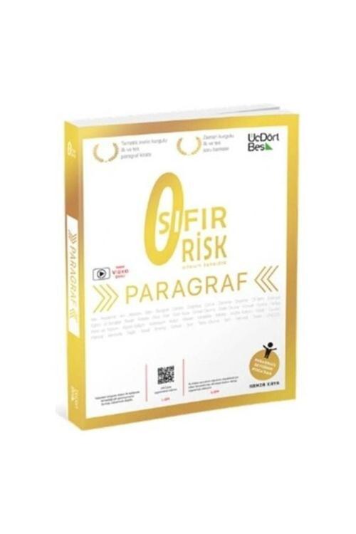 Üç Dört Beş Yayınları Üçdörtbeş 0 Risk Paragraf Soru Bankası