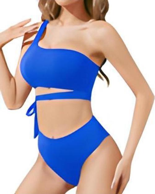 Bikini üstü yandan bağlama detaylı