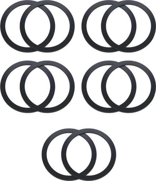 0.4mm 10 Adet Set Ultra İnce Yapışkanlı Mıknatıslı Metal Halka, 3M Hafif Tüm Telefonlara Uyumlu