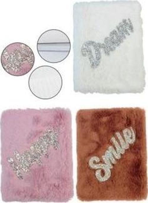 Dolphin Hatıra Defteri Peluş Yazılı