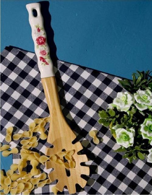 Makarna Karıştırıcı Ahşap Seramik Saplı DC.PM-4056
