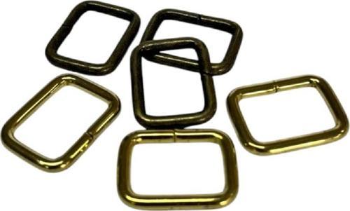 2 cm Kare Metal Halka, Çanta Sapı İçin Kare Halka 5 Adet