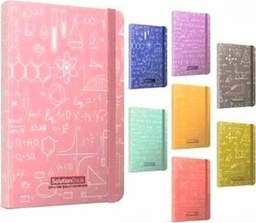 Solution Book Defter Çizgili İplik Dikiş Sert Kapak 120 Yaprak 13X21 Cm