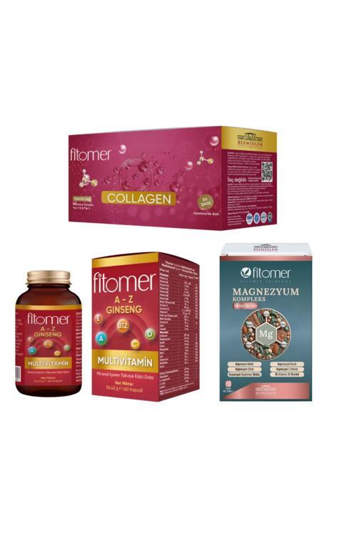 Kolajen+ Komple Destek Seti ( Kolajen - Multivitamin 60\'lı - Magnezyum )
