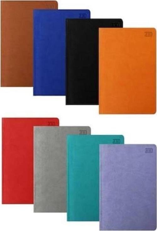 Cil Termo Deri Defter 14x20 160 Yaprak Kareli