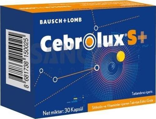 Cebrolux S + Sitikolin Vitamin 30 Kapsül