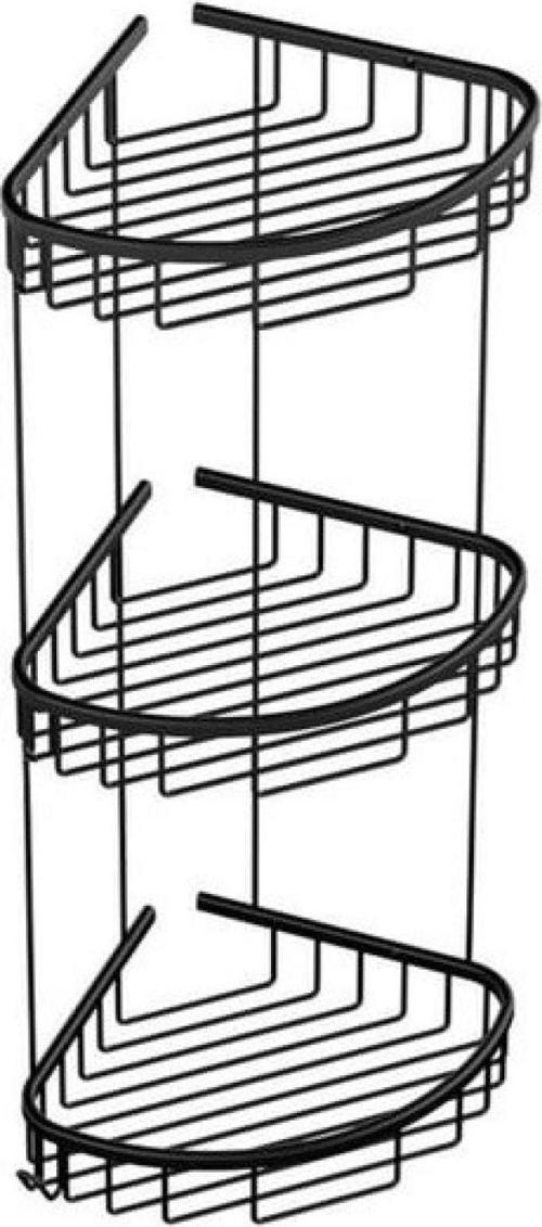 3 LÜ OVAL KÖŞELİK (MAT SİYAH)