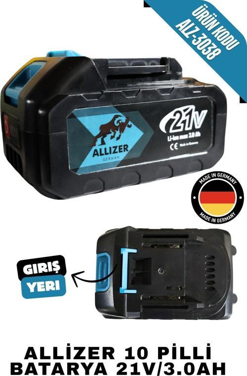 ALLİZER 10 PİLLİ BATARYA 21V/3.0AH