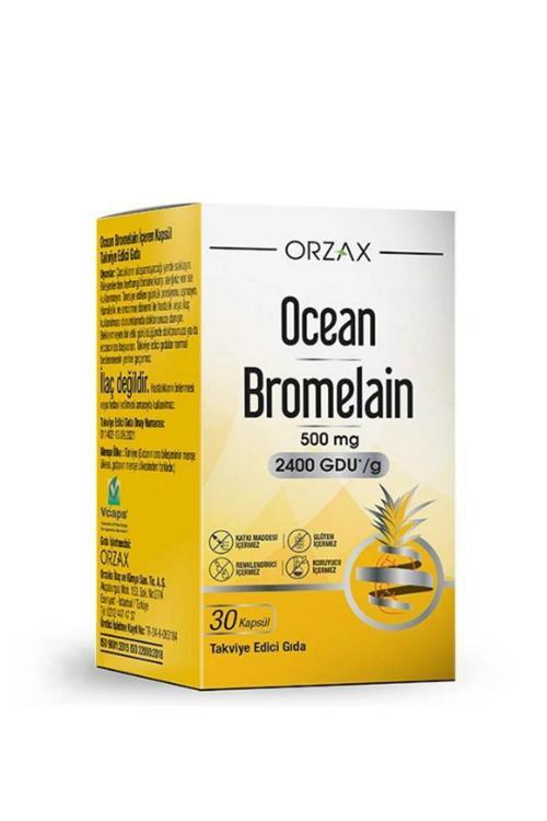 Ocean Bromelain 500 mg 30 Kapsül