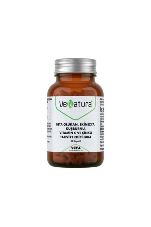 Beta Glukan, Ekinezya, Kuşburnu, Vitamin C, Çinko 30 Kapsül