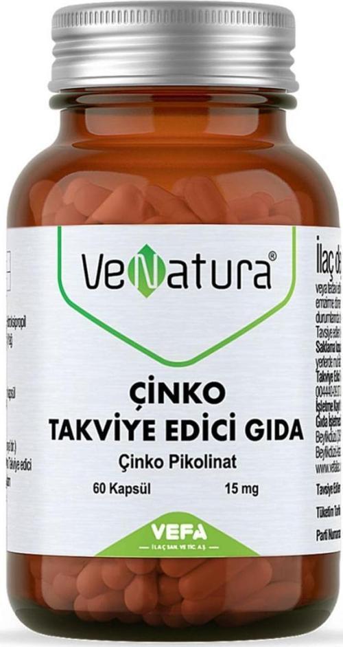 Çinko 15 mg 60 Kapsül