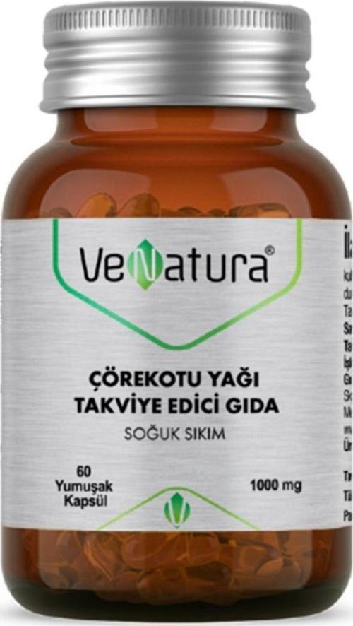 Çörekotu Yağı 1000 mg 60 Yumuşak Kapsül