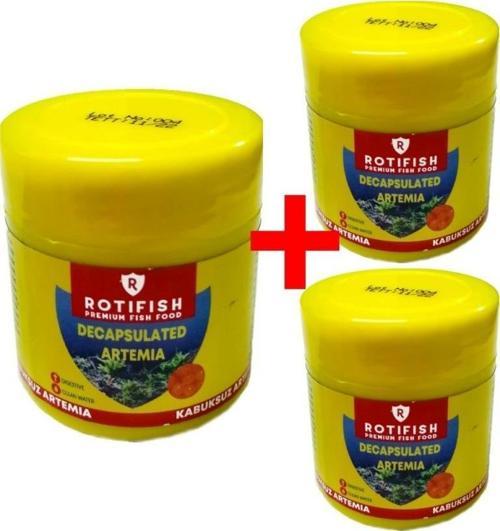 3 Adet Rotifish Decapsulated Artemia 15 gr Yavru Yemi (Hazır Artemia Yumurtası) Skt:03/2028