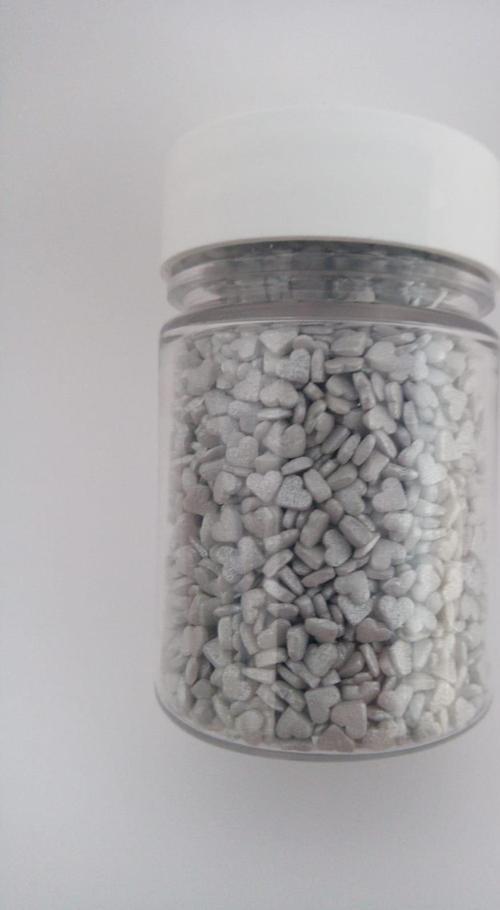 DEKORATİF ŞEKER MİNİK KALP GRİ 40 GR (PASTALND)