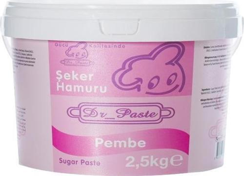 Şeker Hamuru  2,5 kg - Pembe