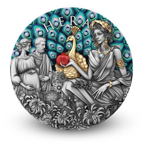 Hera Altın Kaplama Gümüş Sikke Coin