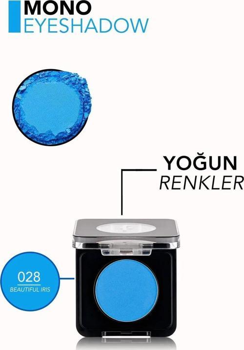 Mono Tekli Far 028 Beautiful İris Mavi