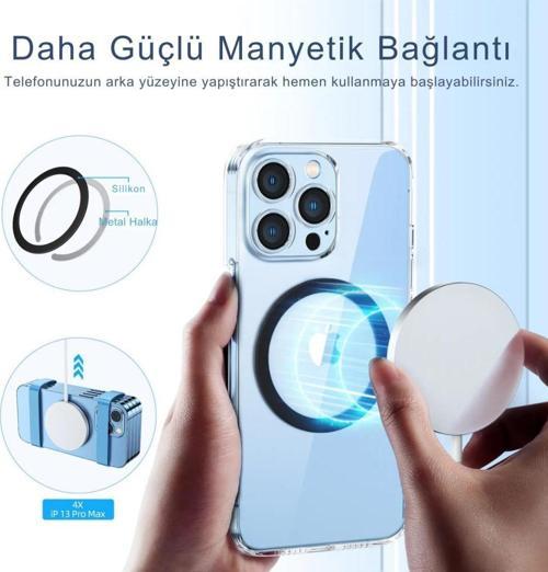 8Adet Tüm Telefonlara Uyumlu 0.4mm Ultra İnce Yapışkanlı Mgsafe Uyumlu Mıknatıslı Metal Halka