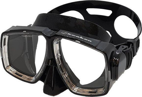 Maske M366 Siyah Silikon, Çift camlı Siyah