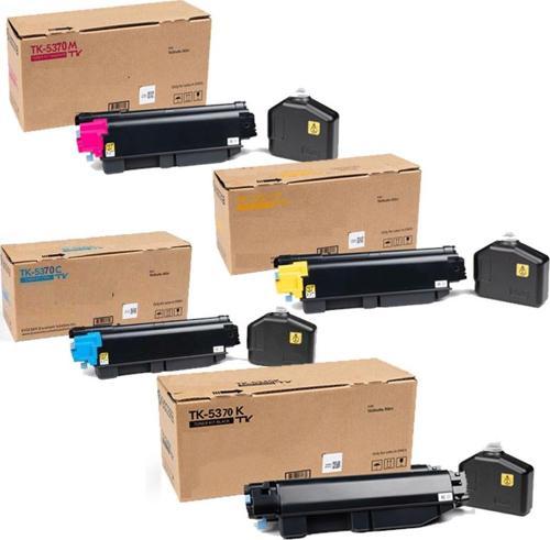 Kyocera TK-5370 / Kyocera Ecosys MA3500cifx 4 RENK CMYK Toner Seti