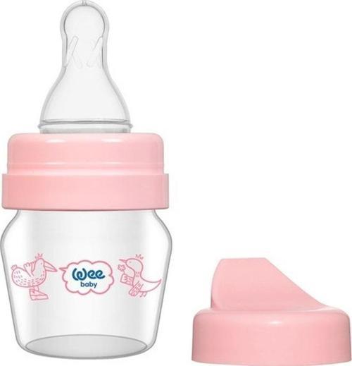 0-6 Ay Mini Cam Alıştırma Bardağı Seti 30 Ml - Pembe