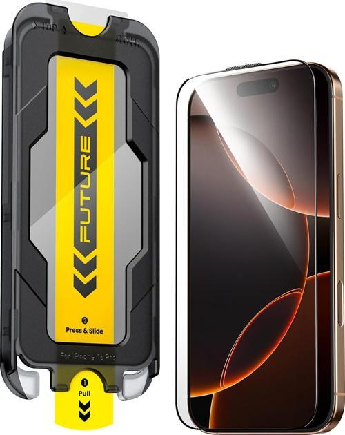 The Future Iphone 16 Pro Max Ekran Koruyucu, Tam Kaplayan Kırılmaz Temperli Camlı Koruma