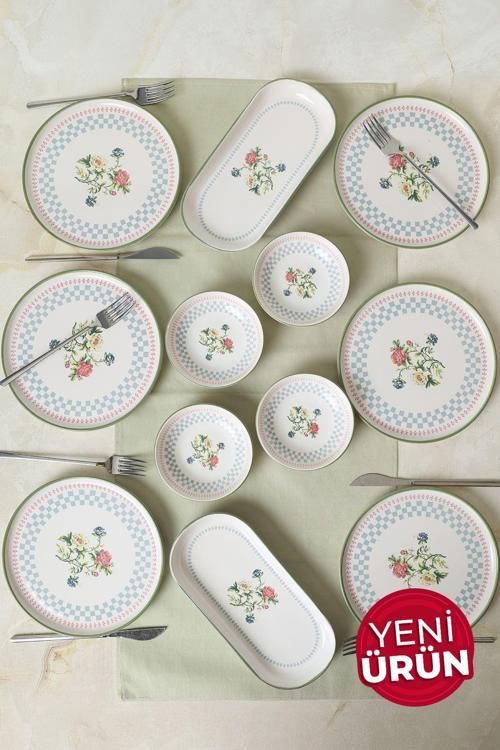 Rose Line Kahvaltı Takımı 12 Parça 6 Kişilik 22911-13