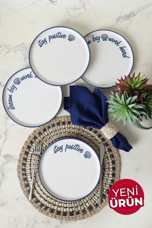 Ocean Muse Nordıc Pasta Tabağı 22 Cm 4 Adet 22951-52