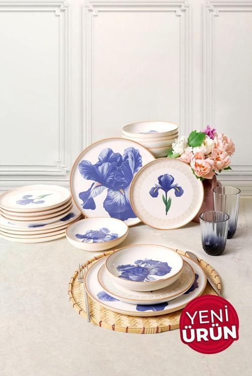 Brush & Bloom Yemek Takımı 18 Parça 6 Kişilik 22957-58