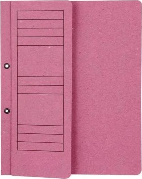 Karton Dosya, A4, Yarım Kapak, Pembe, 50'li Paket
