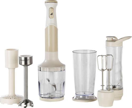 GEM RETRO 1200 W Krem Rengi El Blender Seti