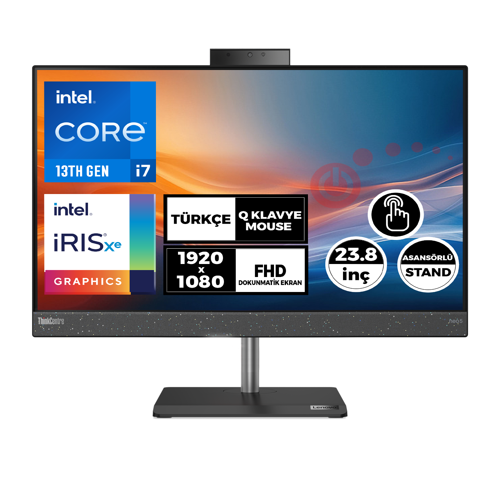 ThinkCentre Neo 50a 24 i7-13700H 16GB 512GB SSD 23.8 "FHD Fdos Dokunmatik AIO 12K9004BTR 001